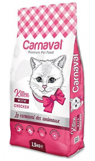 Carnaval Premium Cat Tavuklu Yavru 1.5 kg Kedi Maması kullananlar yorumlar